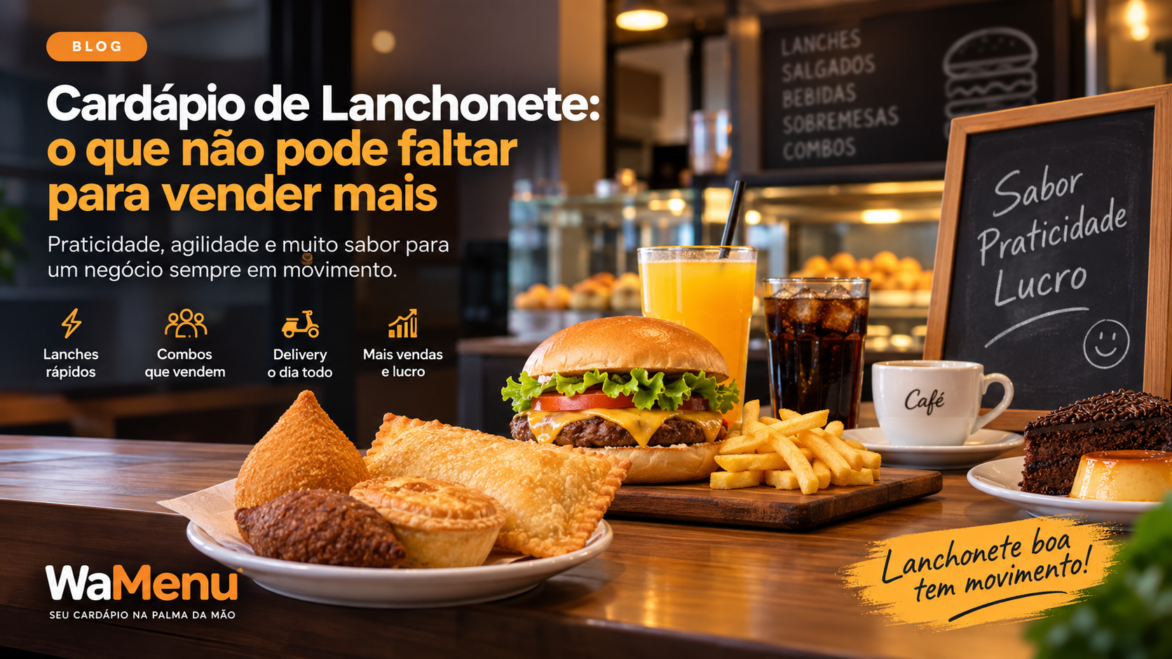Impressora térmica de recibos emitindo comanda de pedido com texto claro na bancada da cozinha.